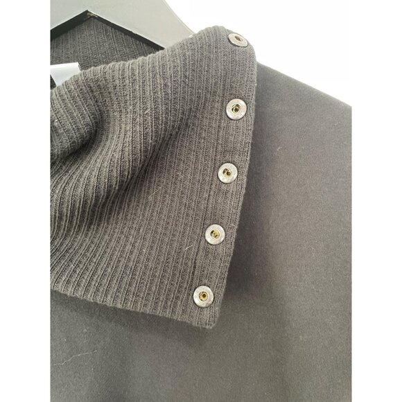 Studio Park x Shawn Killinger Regular Sweatshirt Dress Women L Black Cozy Staple - Picture 5 of 10